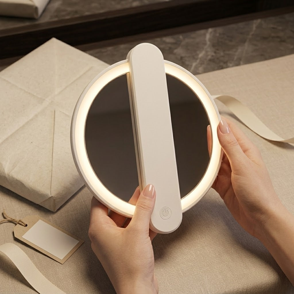 GlowGo Travel Makeup Mirror with Light